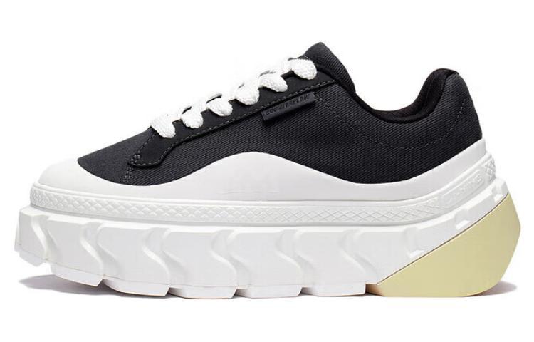 Li-Ning LiNing CF Tracing Lai Low Top Skateboard Shoes Women's Black Beige White Dreamy Delight Show Style