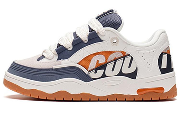 Li-Ning LiNing CF Tracing Anti Slip Wear Resistant Low Top Sports Casual Shoes Gray White