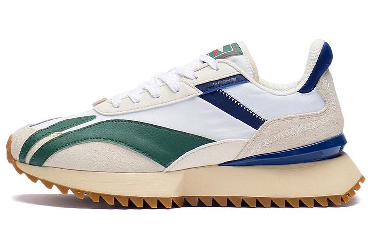 Li-Ning LiNing Zaiwu Cushioned Anti-Slip And Wear-Resistant Lightweight Low-Top Sports Casual Shoes White Green