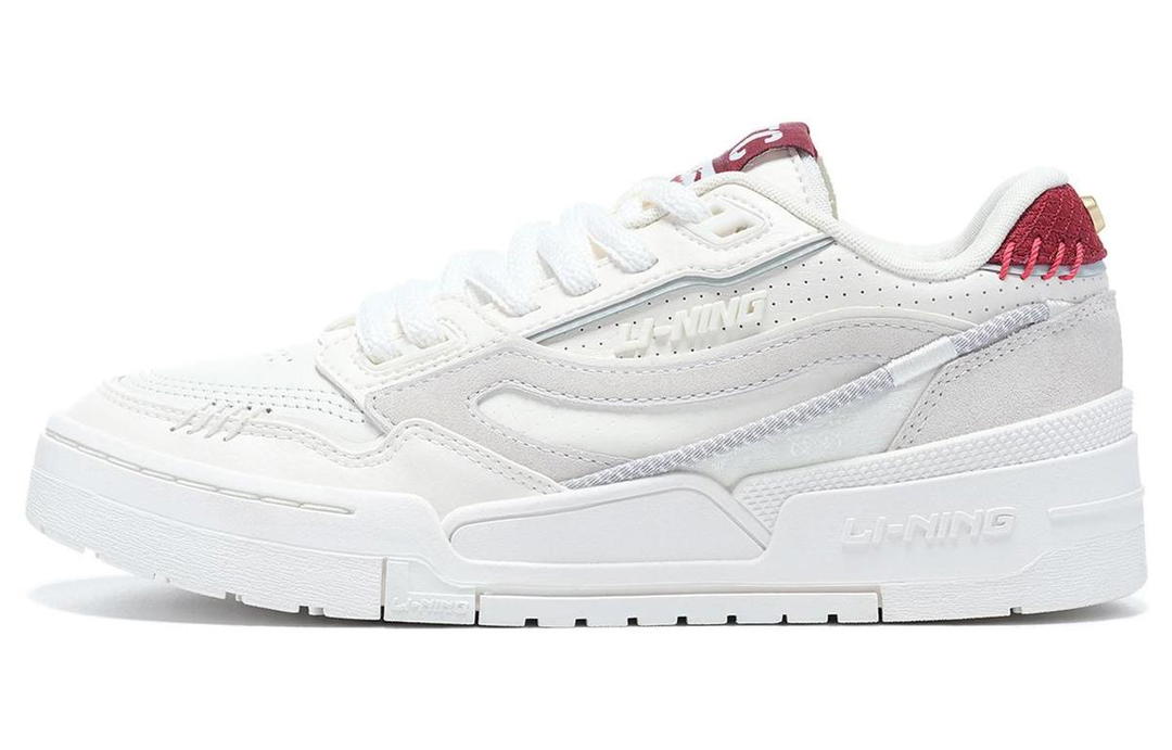 Li-Ning LiNing 001 BTC Btc Prm Durable Breathable Low-Top Skateboard Shoes Women's White Gray