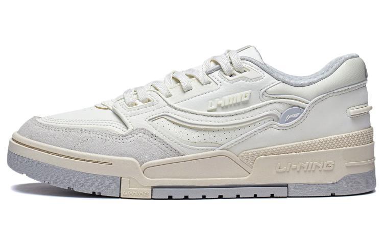 Li-Ning LiNing 001 BTC Anti Slip Wear Resistant Low Top Skateboard Shoes Ecru