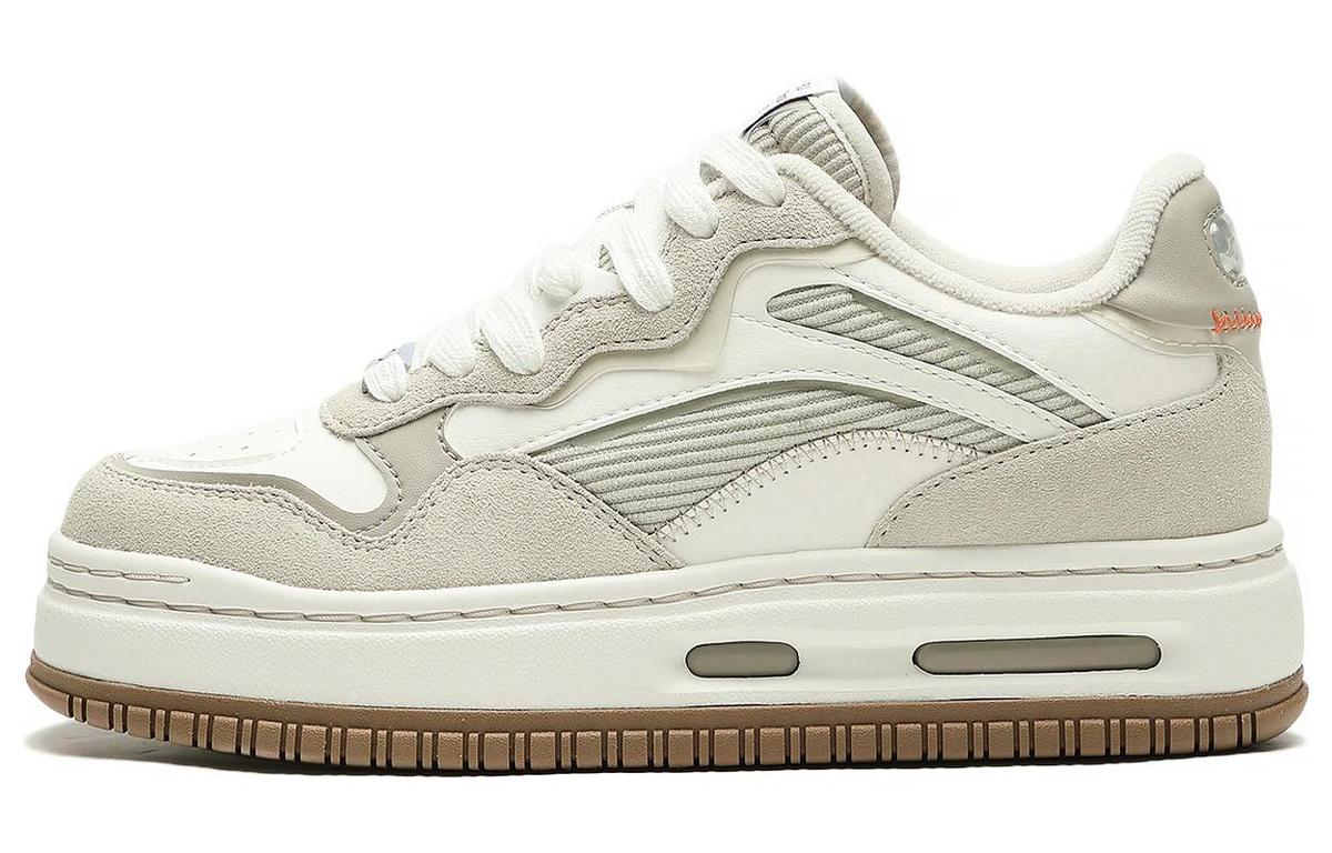 Li-Ning LiNing Future C1 Anti Slip Wear Resistant Low Top Skateboard Shoes Women's Gray White