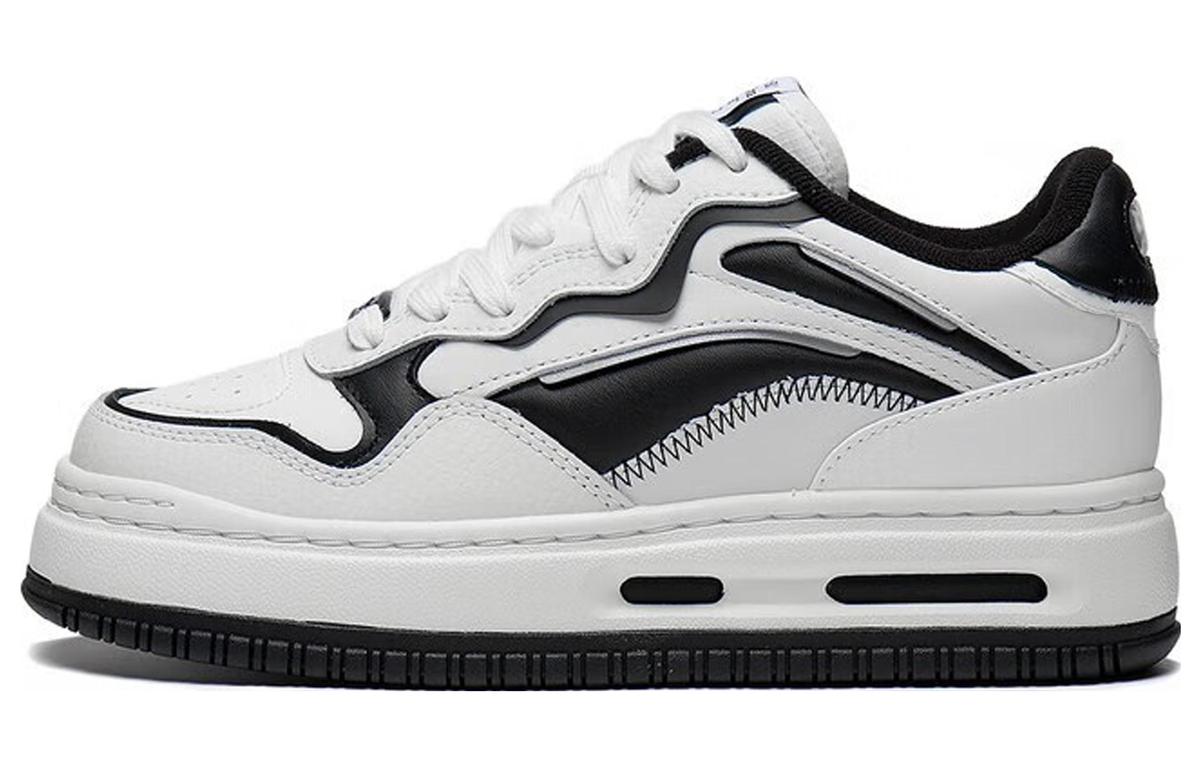 Li-Ning LiNing Future C1 Durable Breathable Low Top Skateboard Shoes Women's White Black