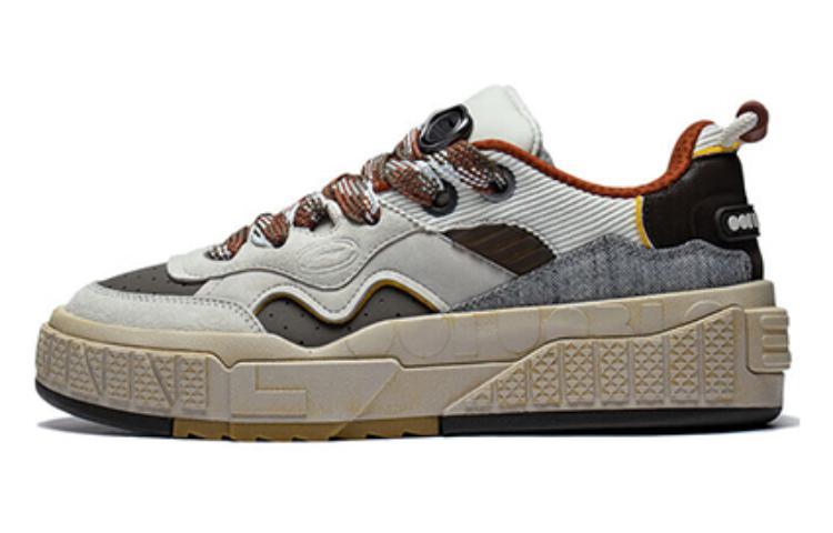 Li-Ning LiNing 001 UNBLOCK UNBLOCK Anti Slip Wear Resistant Low Top Skateboard Shoes Men's Taupe
