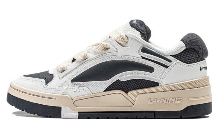 Li-Ning LiNing Journey V2 Anti Slip And Wear Resistant Lightweight Low Top Skateboard Shoes Women's Ecru