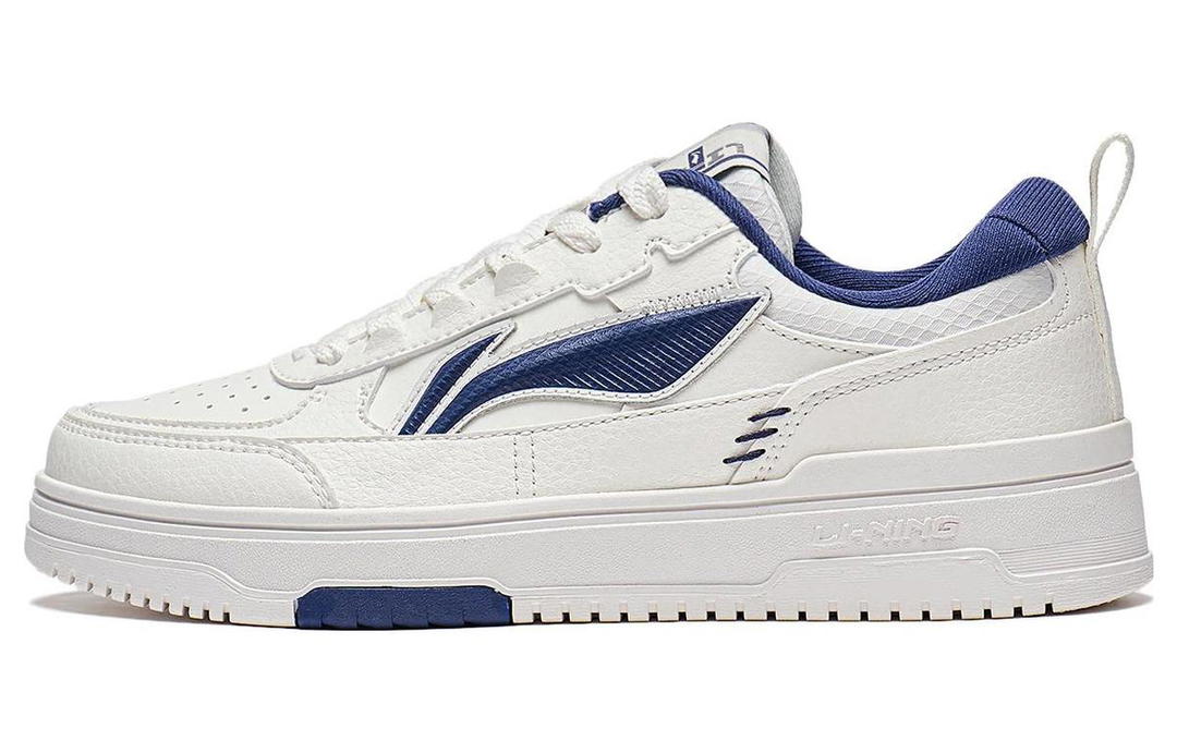 Li-Ning LiNing Tianji 2.0 Anti-Slip Wear-Resistant Low-Top Skateboard Shoes Women's White Blue