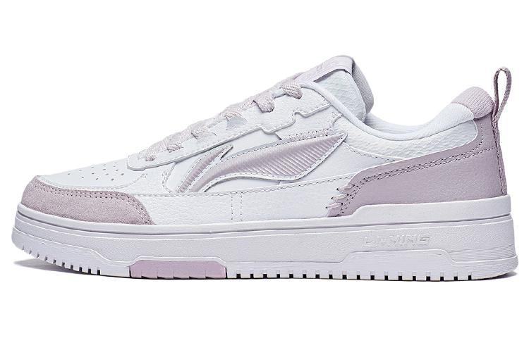 Li-Ning LiNing Tianji 2.0 Durable Breathable Low Top Skateboard Shoes Women's White Purple