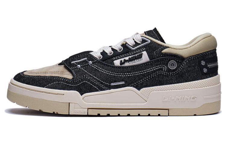 Li-Ning LiNing 001 BTC BTC PRM Cushioning Wear Resistant Low Top Skateboard Shoes Men's Black