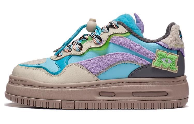 Li-Ning Disney x LiNing FUTURE C1 Slip Resistant Low Top Skateboard Shoes Women's Cyan