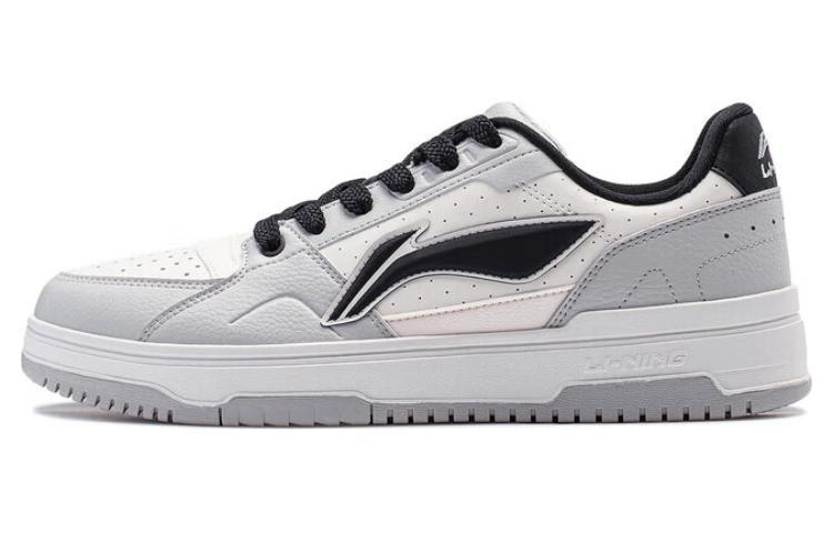 Li-Ning LiNing Tianji 2.0 Cushioning Low-Top Skateboard Shoes Men's White Gray Black