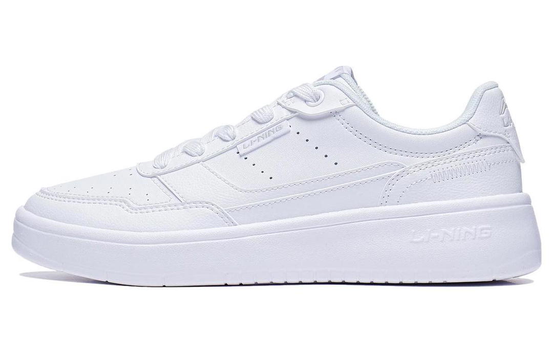 Li-Ning LiNing Relaxing Anti-Slip Wear-Resistant Low-Top Skateboard Shoes Women's Standard White