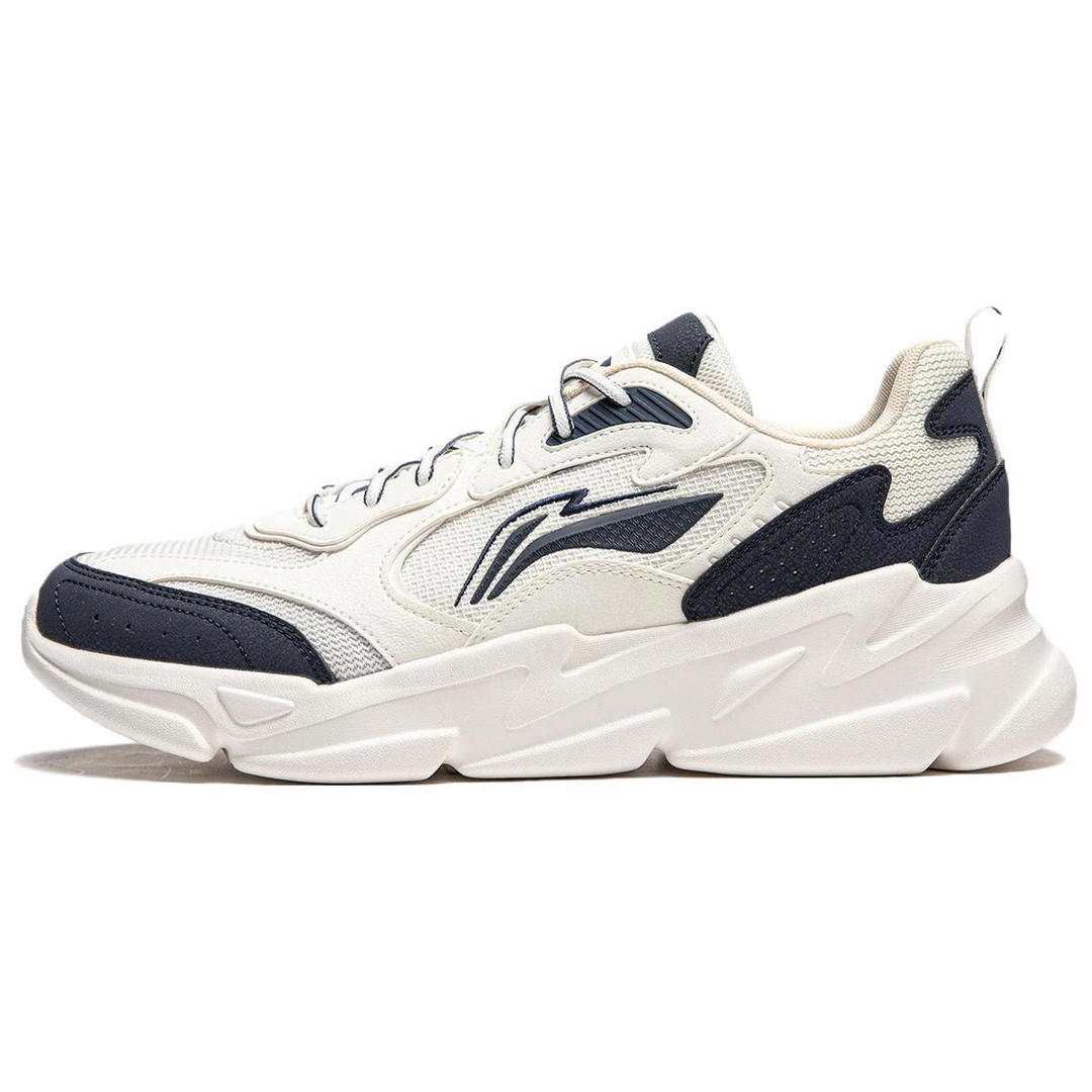 Li-Ning LiNing Cloud Sea Cushioning Anti-Slip And Wear-Resistant Support Casual Shoes Men's Blue White