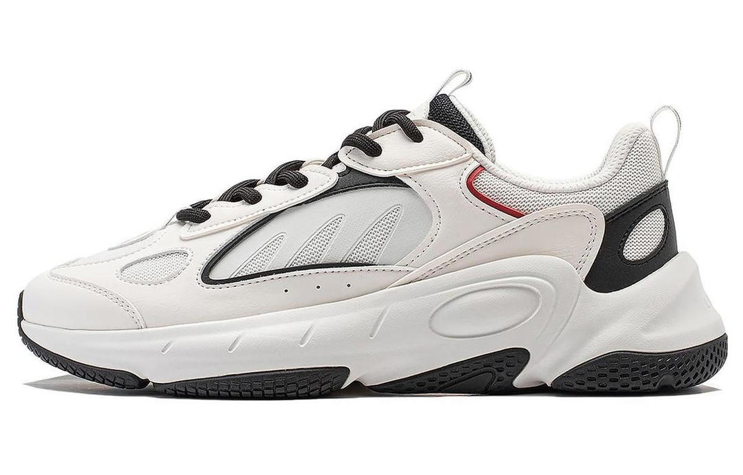 Li-Ning LiNing Wing Wind Anti-Slip Wear-Resistant Low-Top Casual Shoes Men's Black White