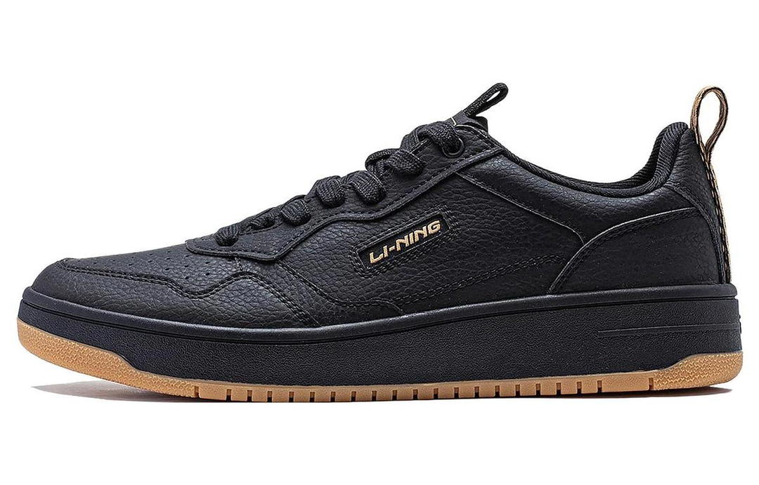 Li-Ning LiNing Star Sugar Anti Slip Wear Resistant Low Top Skateboard Shoes Men's Black