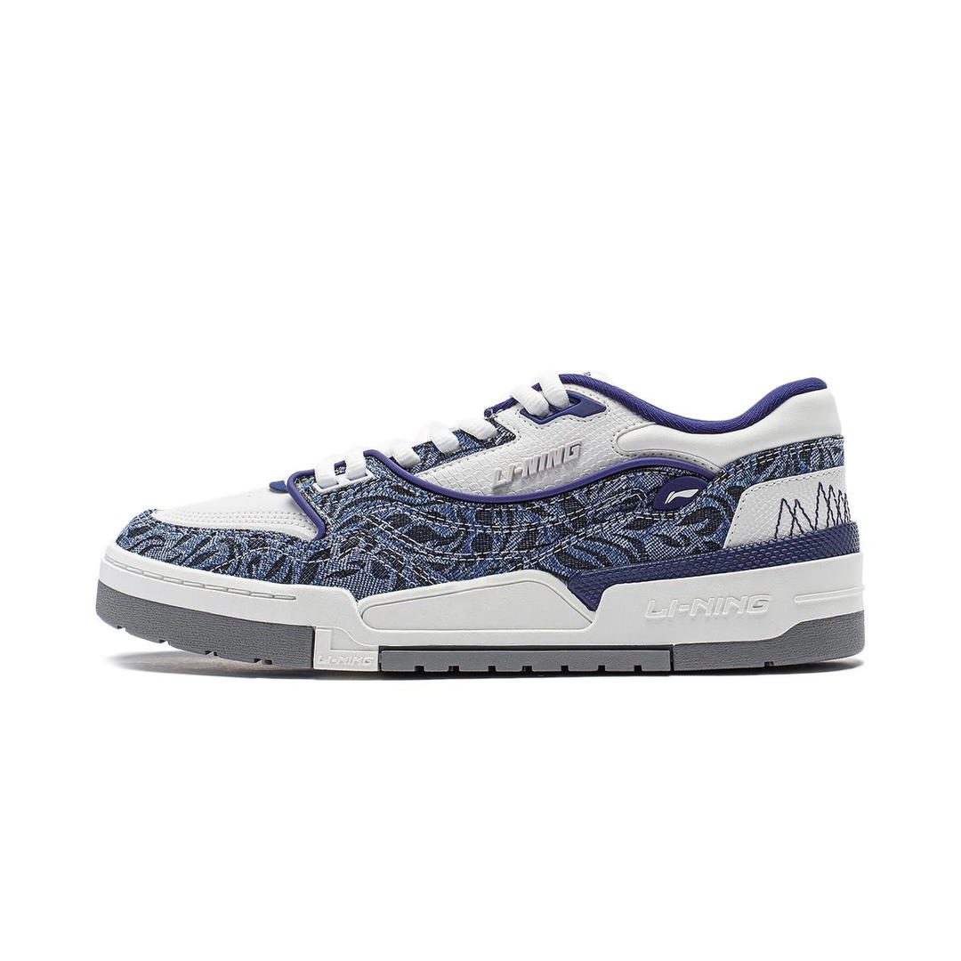 Li-Ning LINING 001 BTC Skateboard Shoes Men Low Top Navy/Champagne White