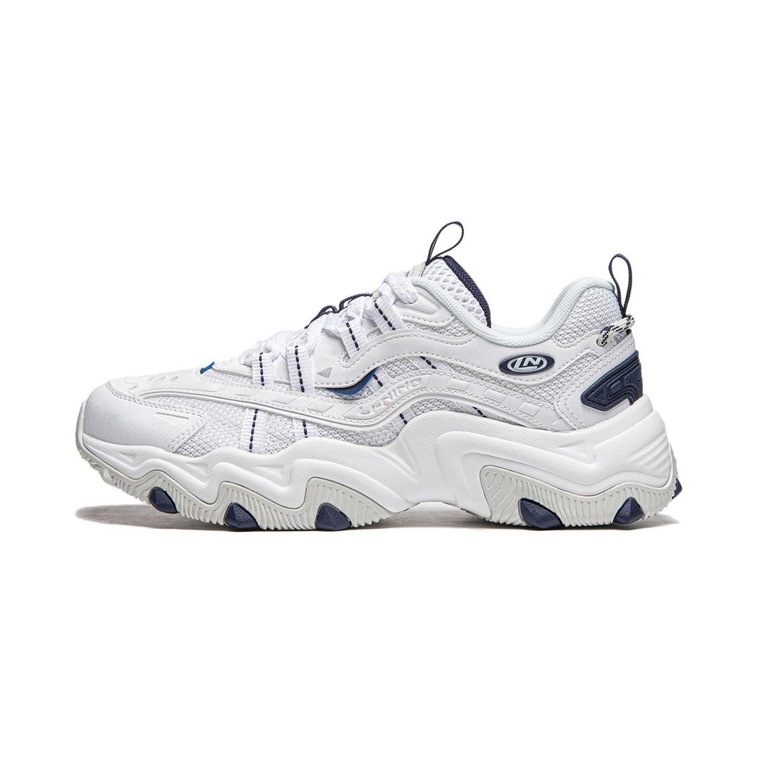 Li-Ning LiNing Cat's Claw Lite 2 Cushioned Slip-Resistant Low-Top Casual Shoes Women's Standard White