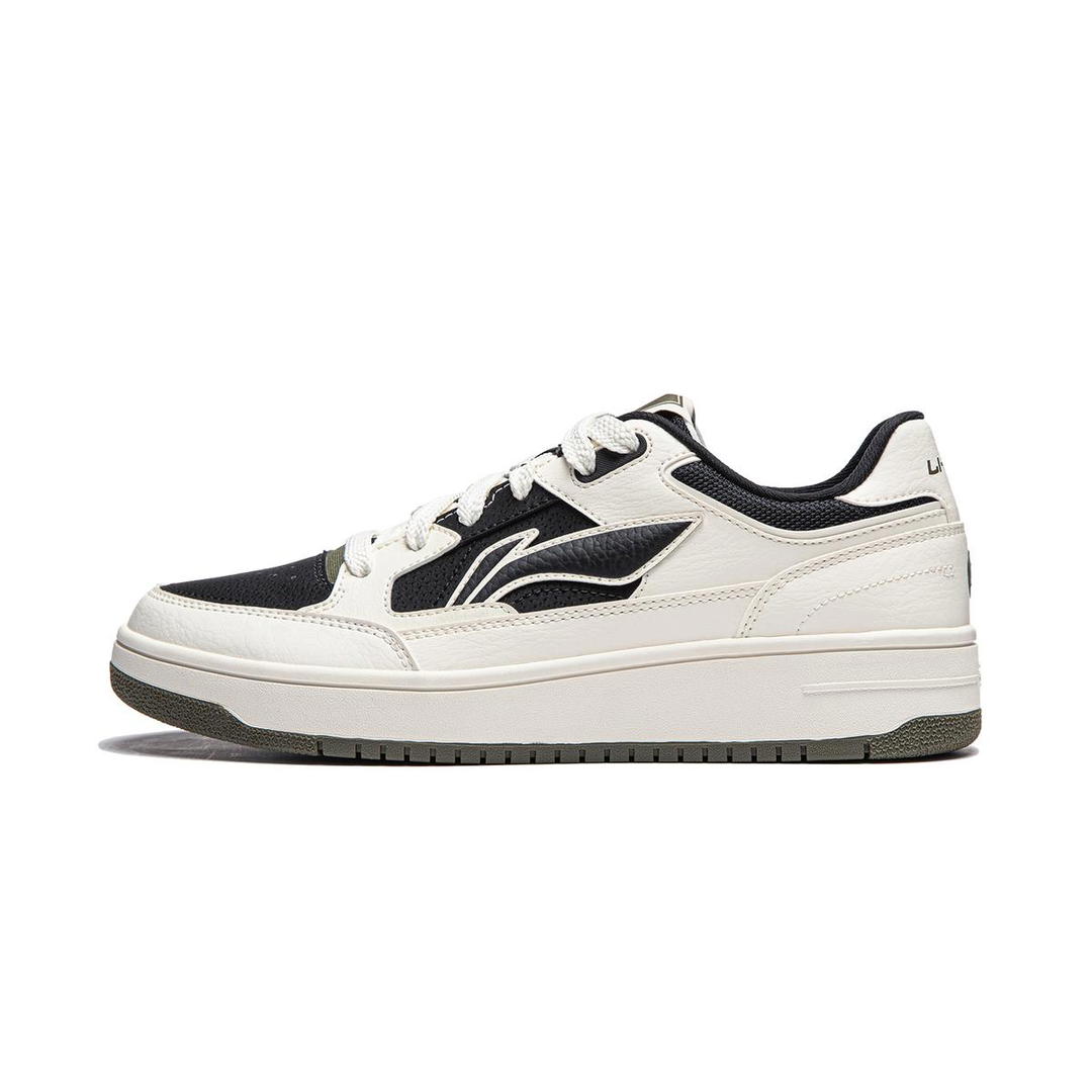 Li-Ning LiNing Tianji Tianji Anti-Slip Wear-Resistant Skateboard Shoes Men's White Black