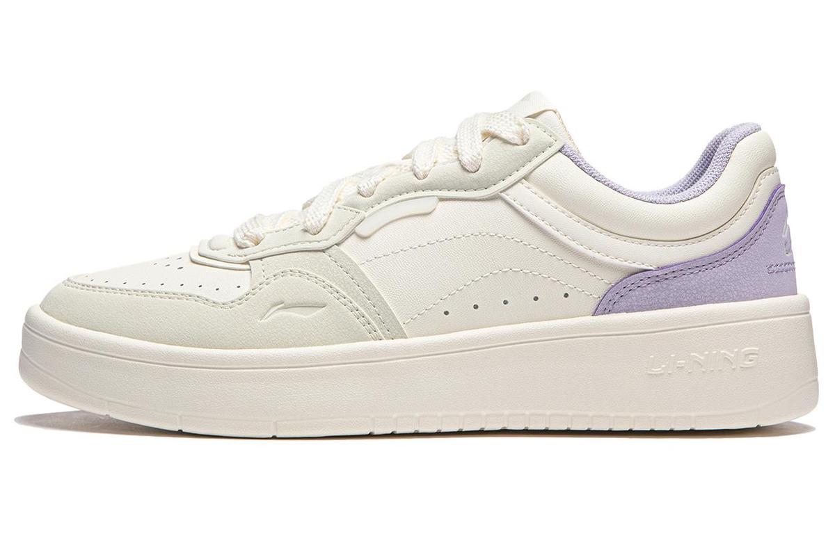 Li-Ning LiNing Line 2.0 At The Beginning V2 Anti-Slip Wear-Resistant Low-Top Skateboard Shoes Women's White Green