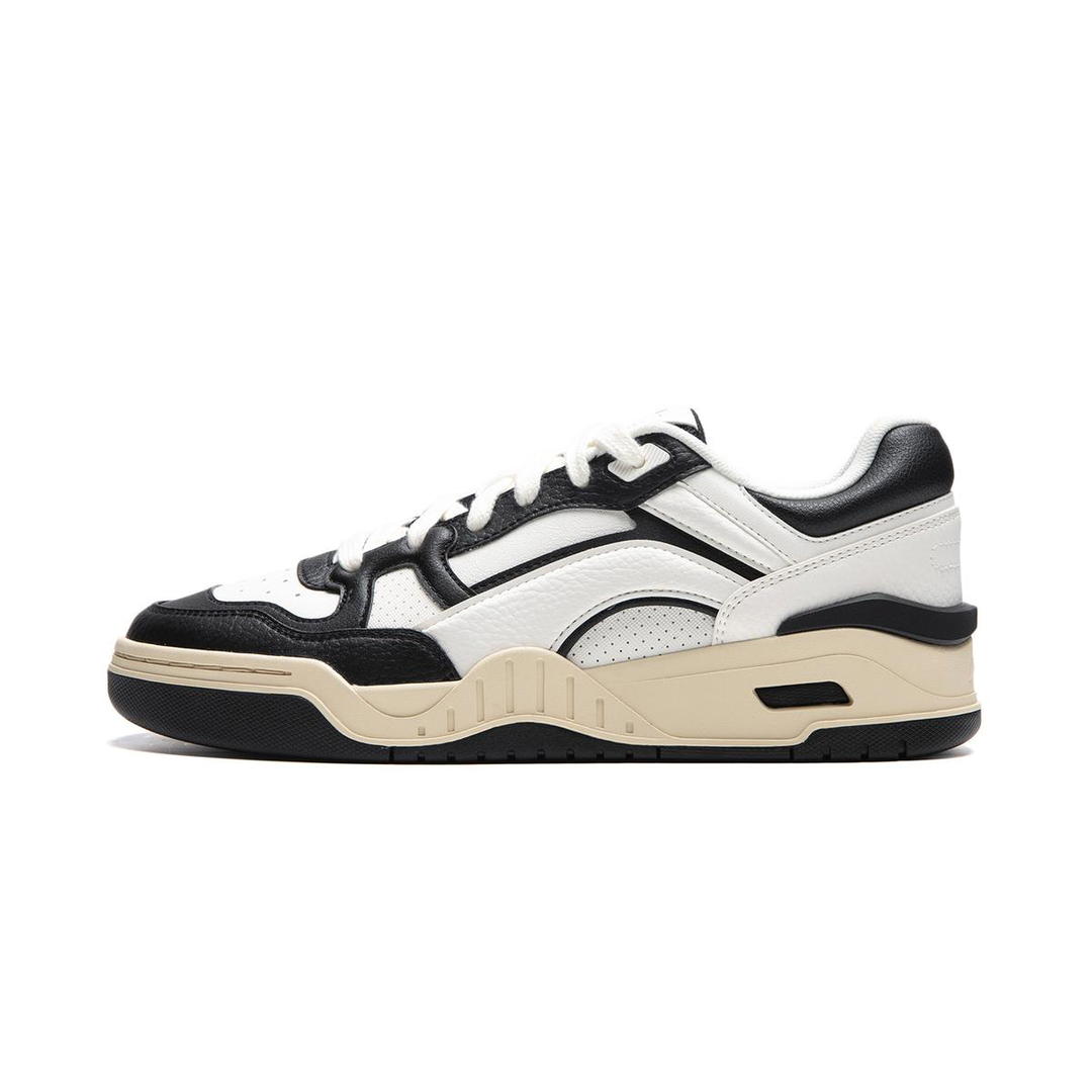 Li-Ning LiNing Moon White 2.0 Anti Slip And Wear Resistant Breathable Low Top Skateboard Shoes Men's White Black