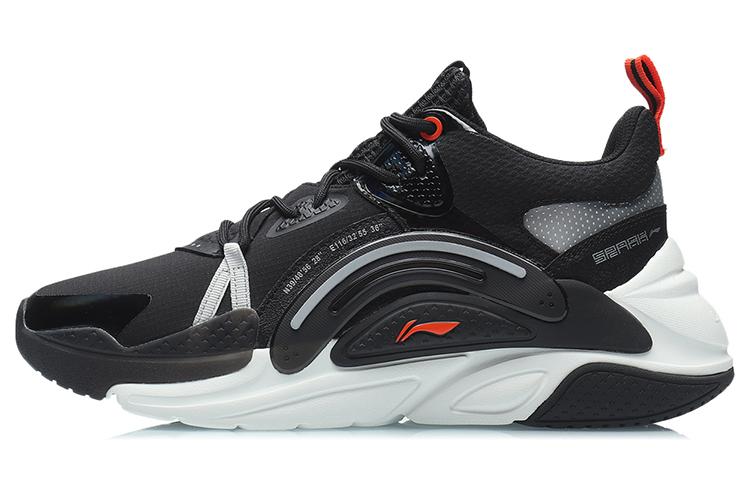 Li-Ning LINING Spark Casual Shoes Unisex Mid Top Black/Silver