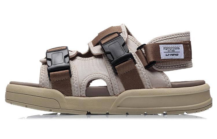 Li-Ning LiNing Coca Sports Sandals Beige Khaki
