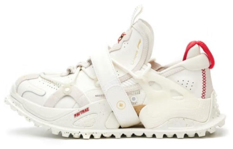 Li-Ning LiNing Pangu Halo Halo Cushioning Anti-Slip And Wear-Resistant Low-Top Sports Casual Shoes Women's White