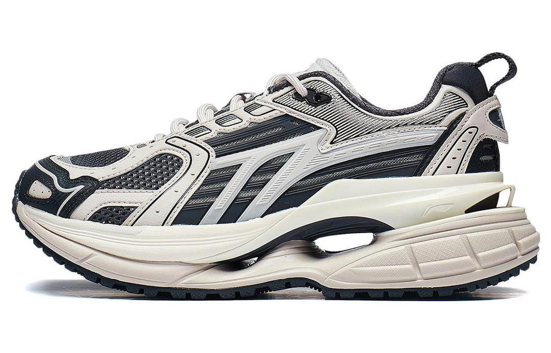 Li-Ning LiNing Comet 5 Anti Slip Wear Resistant Low Top Sports Casual Shoes Women's Black Gray