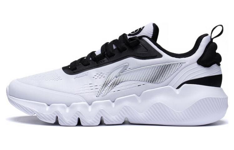 Li-Ning LiNing LN Fle Anti Slip Wear Resistant Low Top Sports Casual Shoes Men's White Black