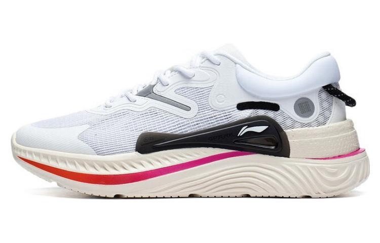 Li-Ning LiNing Spark Lite Anti-Slip And Wear-Resistant Breathable Low-Top Sports Casual Shoes Men's White Gray Red