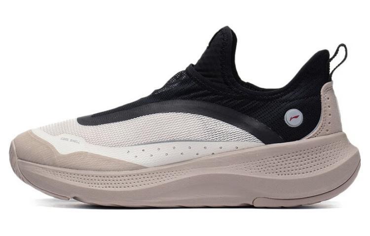 Li-Ning LiNing Soft Go Anti Slip And Wear Resistant Breathable Low Top Sports Casual Shoes Men's Gray Black