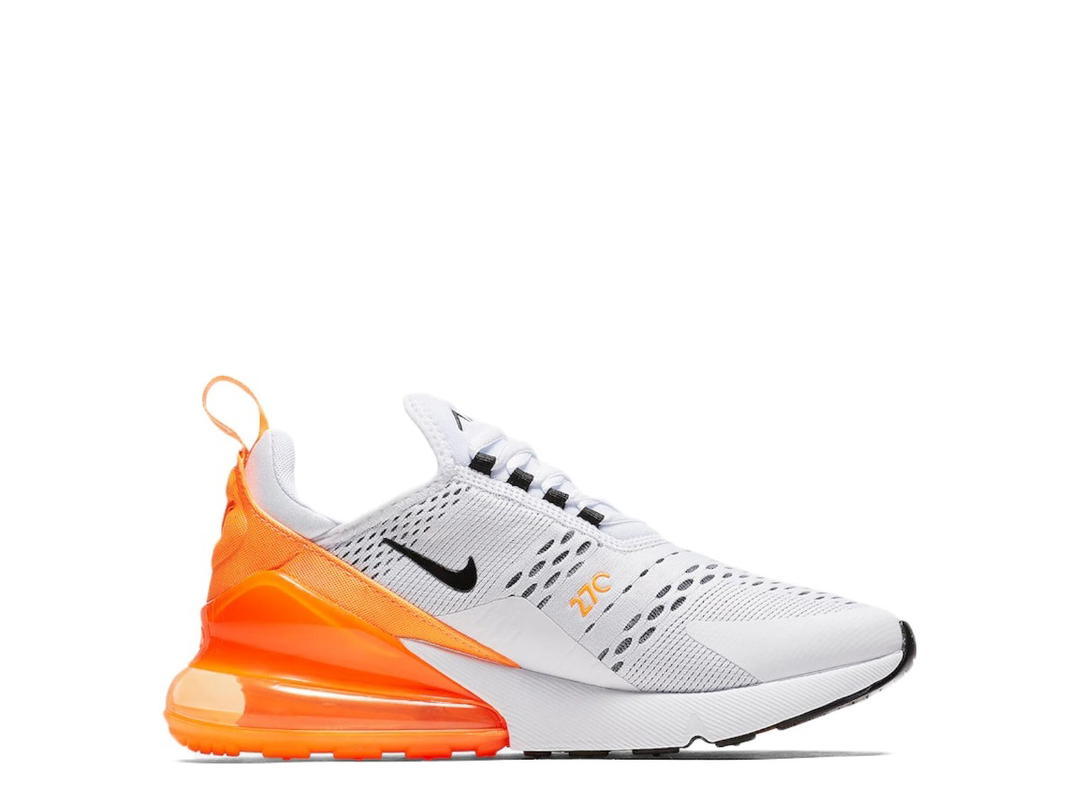 Nike Nike Air Max 270 White Black Orange (Women's)