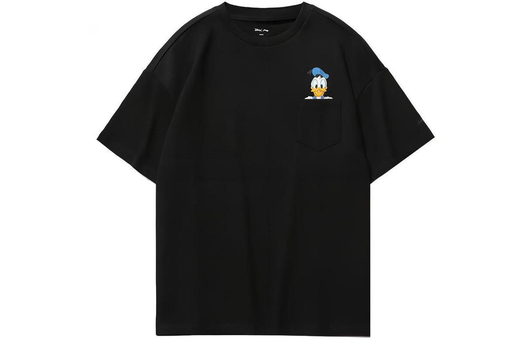 Li-Ning LiNing x Disney Disney Drop Shoulder Sleeve T-Shirt Women's Black