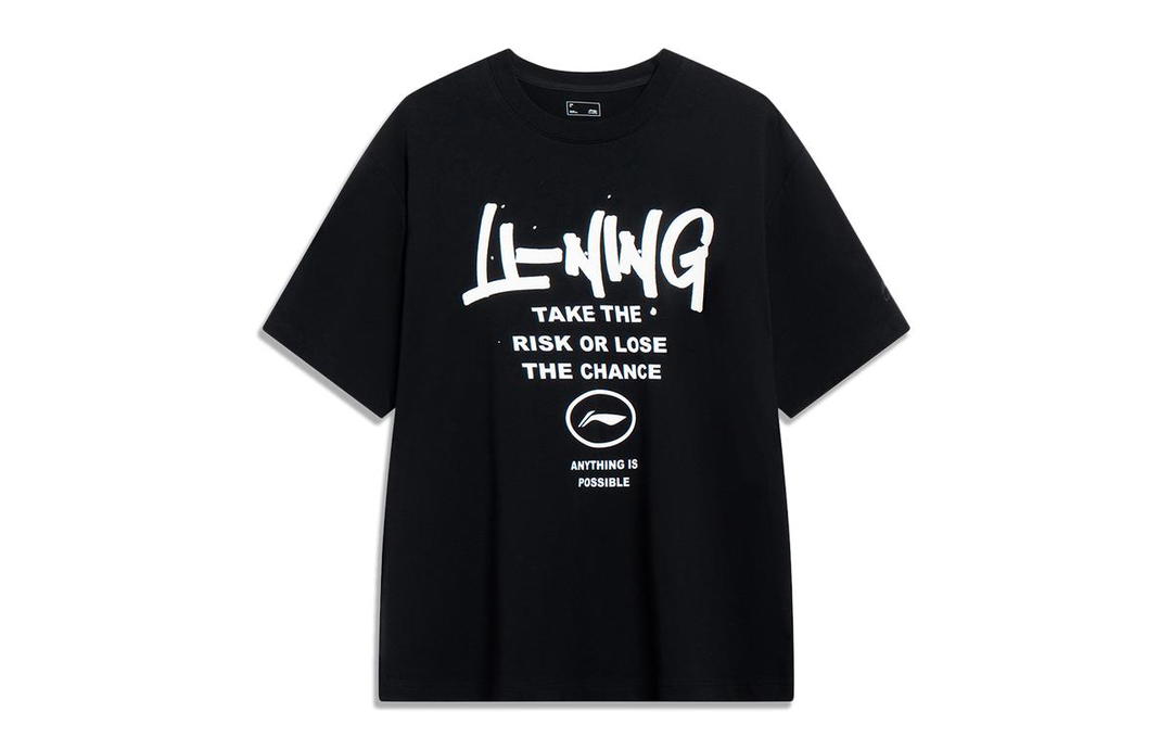 Li-Ning LiNing Sports Fashion Collection T Shirt Unisex Black