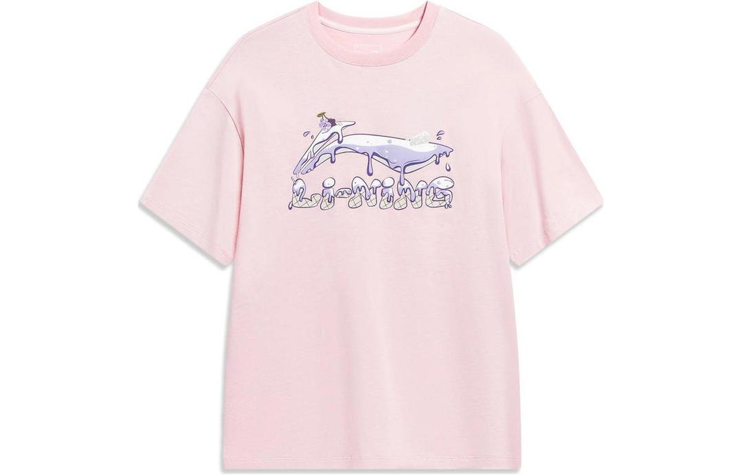 Li-Ning LINING Sports Fashion Collection T-Shirts Women's Pink