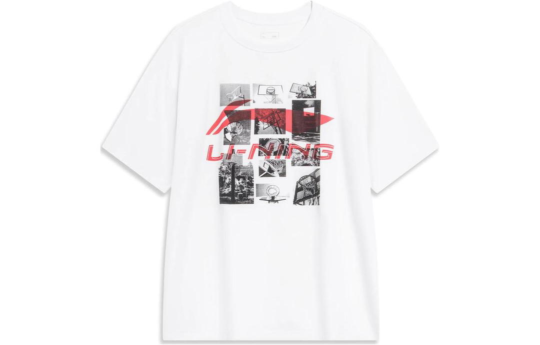 Li-Ning LINING Sports Life Collection T Shirts Men White