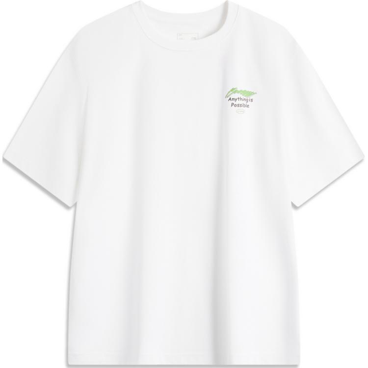 Li-Ning LiNing Sports Life Collection T Shirt Men's Standard White