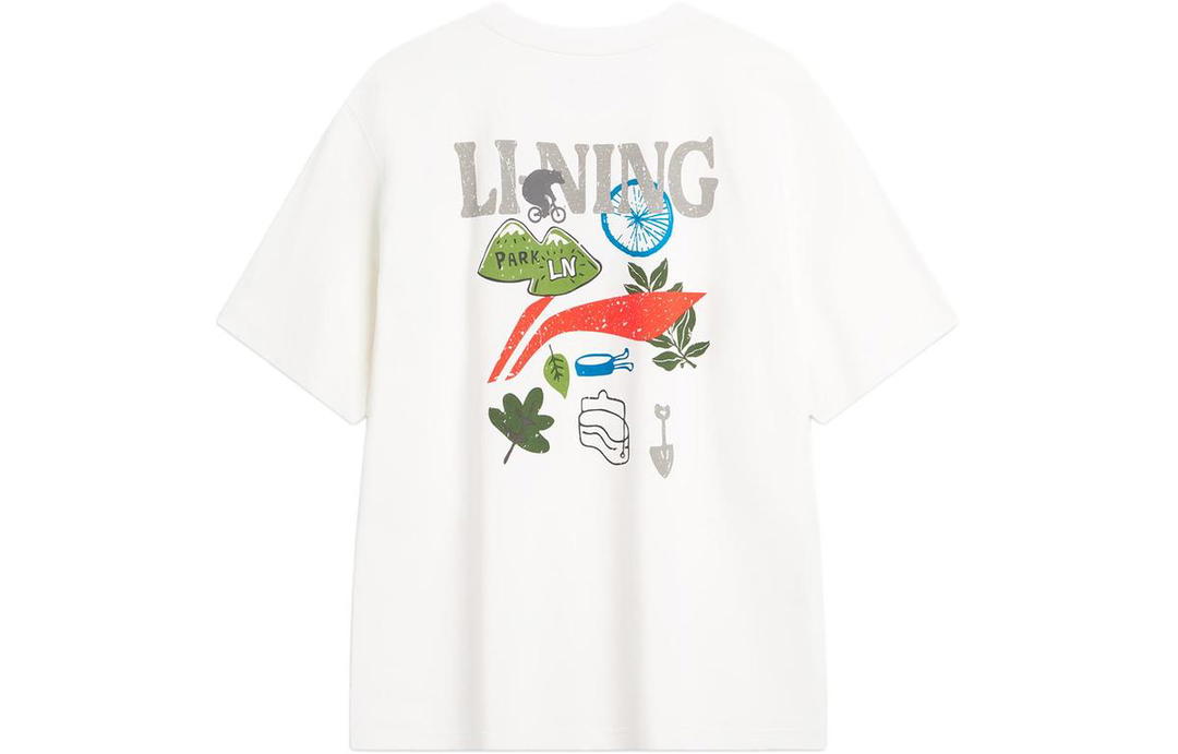 Li-Ning LINING Cool Tea T T-Shirts Unisex Ivory