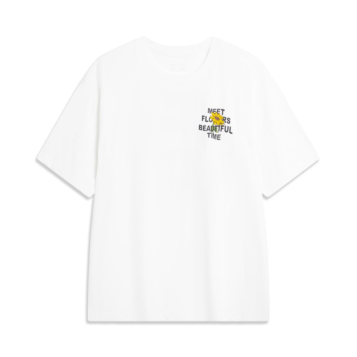 Li-Ning LiNing T Shirt Unisex Standard White