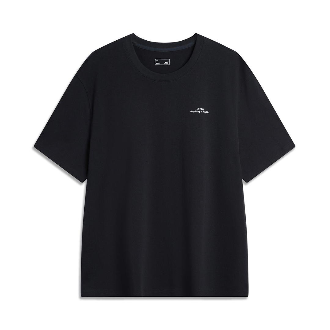 Li-Ning LiNing Weekend Youth Sports Fashion Collection T Shirt Unisex Black