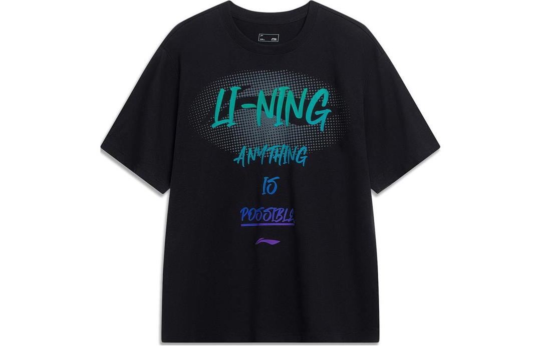 Li-Ning LiNing Sports Life Collection T Shirt Unisex Black