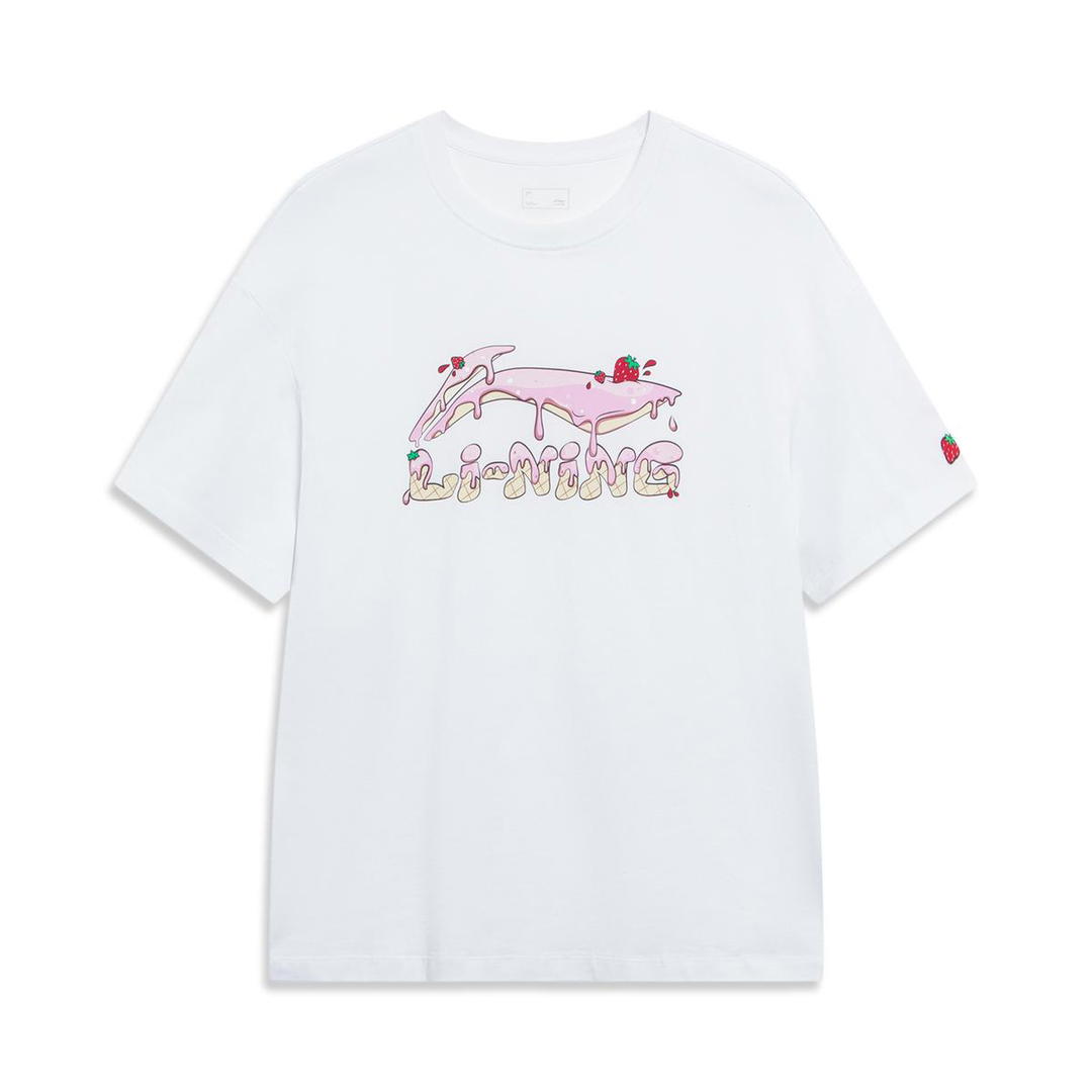 Li-Ning LiNing Sports Fashion Collection T Shirt Women's Standard White