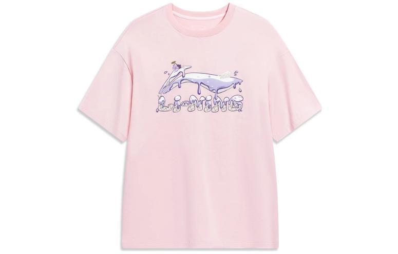 Li-Ning LiNing Sports Fashion Collection T Shirt Women's Light Water Pink