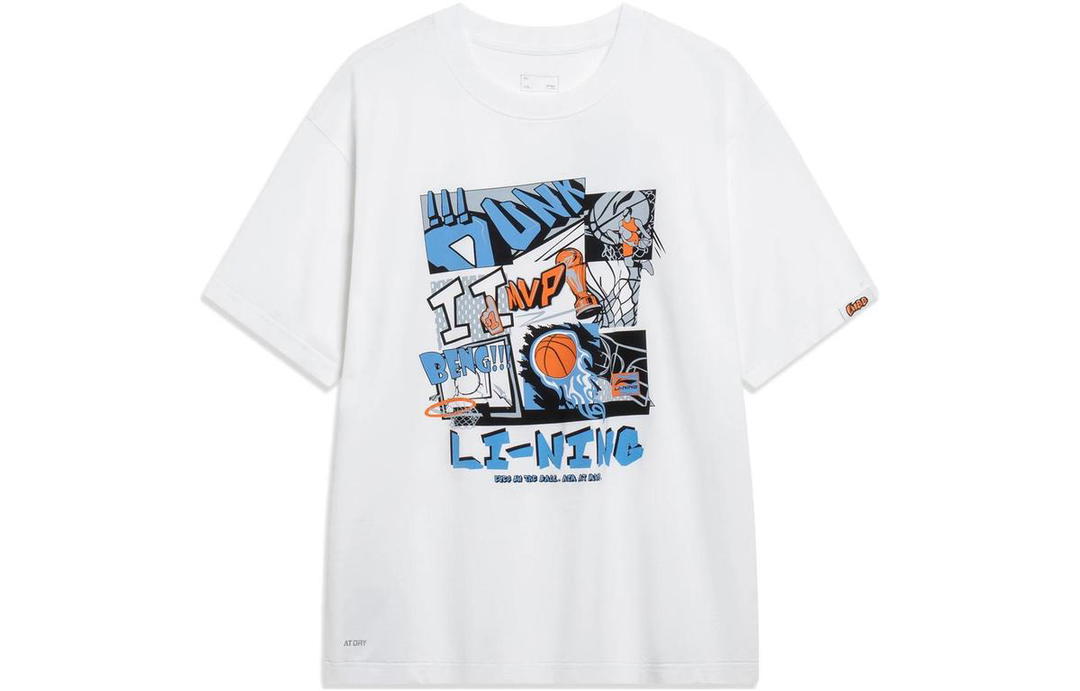 Li-Ning LiNing Sports Fashion Collection T Shirt Men's White