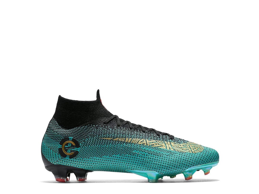 Nike Nike Mercurial Superfly VI Elite CR7 FG Black Clear Jade