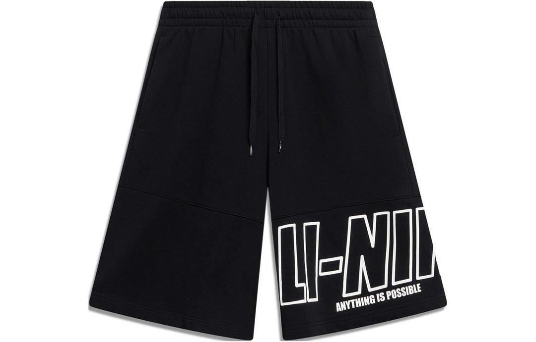 Li-Ning LiNing Sports Fashion Collection Sports Shorts Men's Black