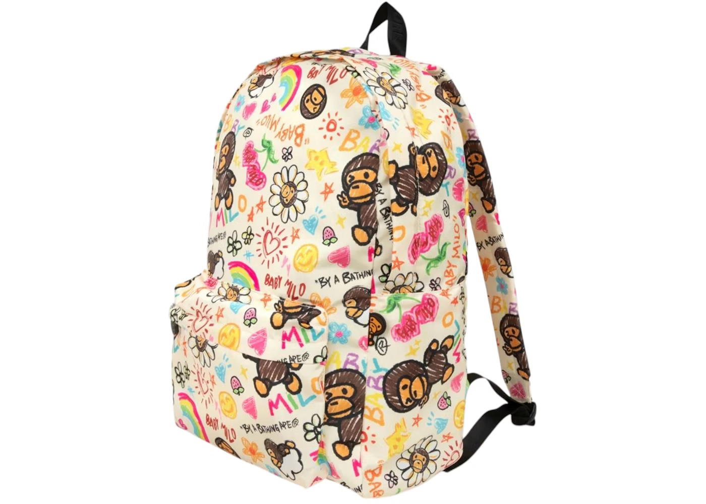 Bape BAPE Baby Milo Large Backpack Ivory