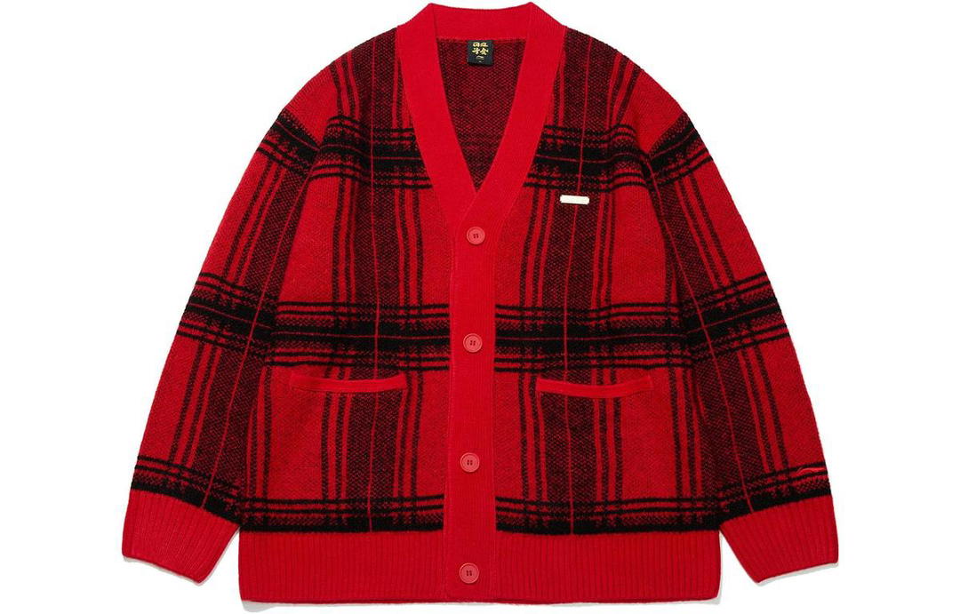 Li-Ning LiNing Sports Life Collection Daily Gold Collection Sweater Unisex Red