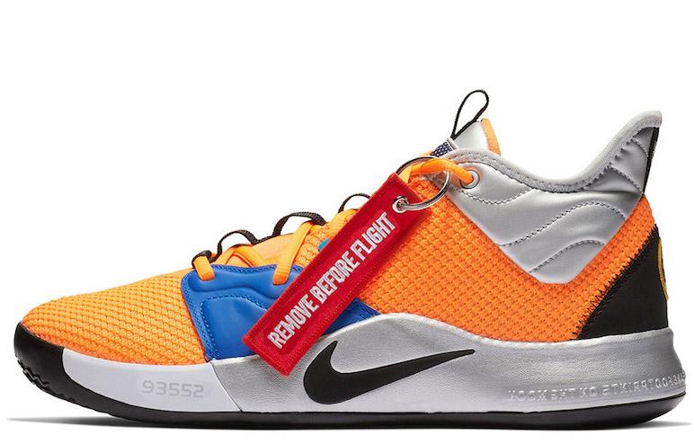 Nike Nike Pg 3 Nasa 3 Orange Gray
