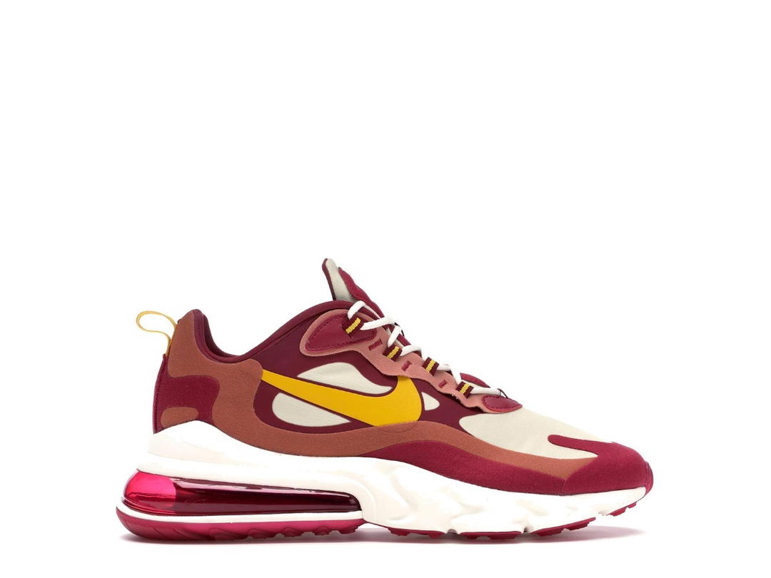Nike Nike Air Max 270 React Noble Red Team Gold