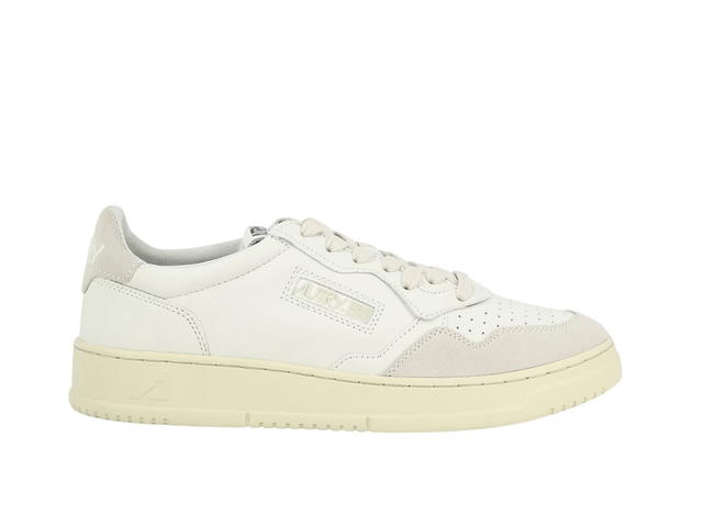 Autry Autry Open Low Sneakers In Leather And Suede Color White - view 1